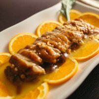 Pato con naranja