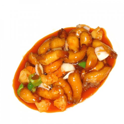 Gambas agridulces