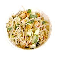 Ensalada con brotes de soja