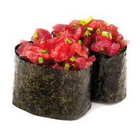 Gunkan atún picante