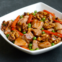 Pollo con nueces